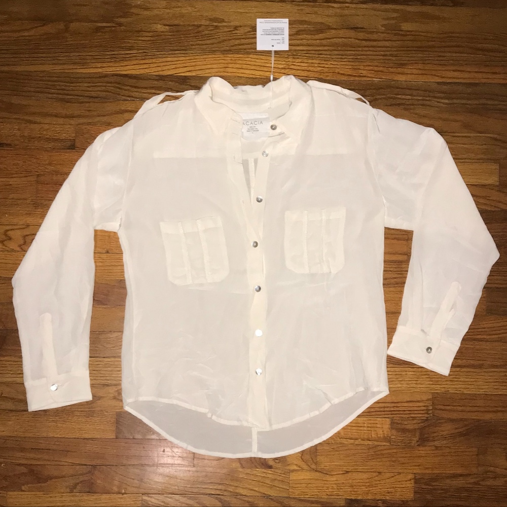 Acacia Sydney Top - Haupia Silk Crepe